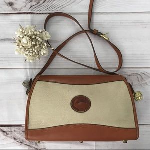 Authentic Dooney & Bourke Bone Crossbody Handbag